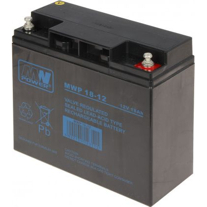 MPLPower MWP 18-12 12 V 18Ah AGM VRLA Akkumulátor