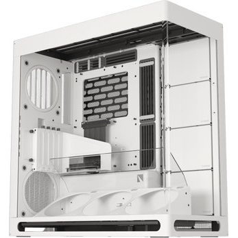 HAVN HAVN HS 420 VGPU PC-Gehäuse, Midi-Tower, E-ATX, Tempered Glass, PCIe 5.0 Riser Midi torony Gaming doboz, Ház, Számítógép ház Fehér