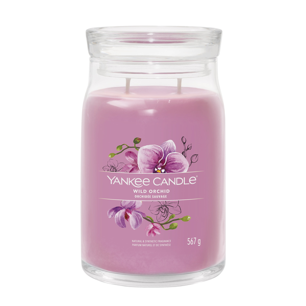 Свещ в чаша, YANKEE CANDLE, Signature Wild Orchid, дива орхидея