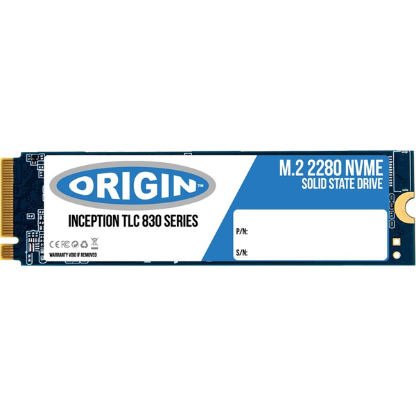 Origin Storage OTLC5123DNVMEM.2/80 intern solid state drev 512 GB M.2 PCI Express 3.0 NVMe 3D TLC