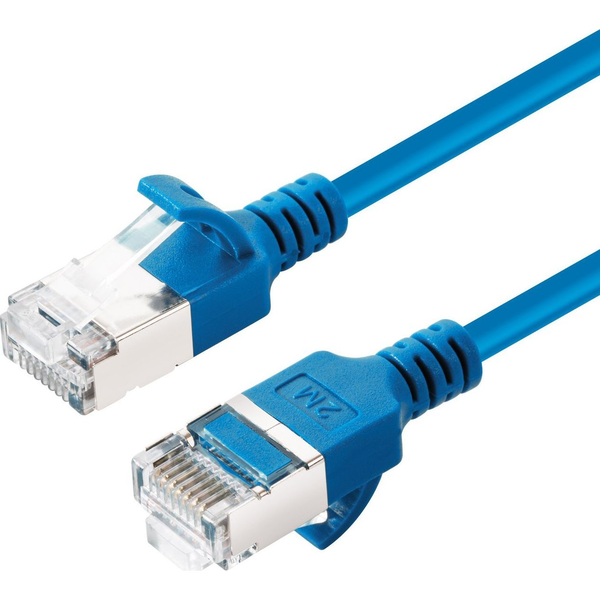 Microconnect V-FTP6A075B-SLIM cavo di rete Blu 7,5 m Cat6a U/FTP (STP)