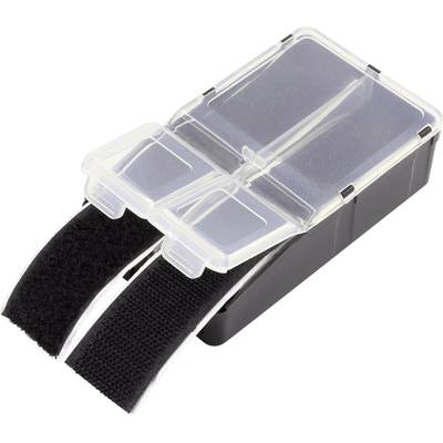 Tépőzár csíkok kötegeléshez 90 x 28 mm, fekete, 10 db, Tru Components 98001c422 (TC-6648380)