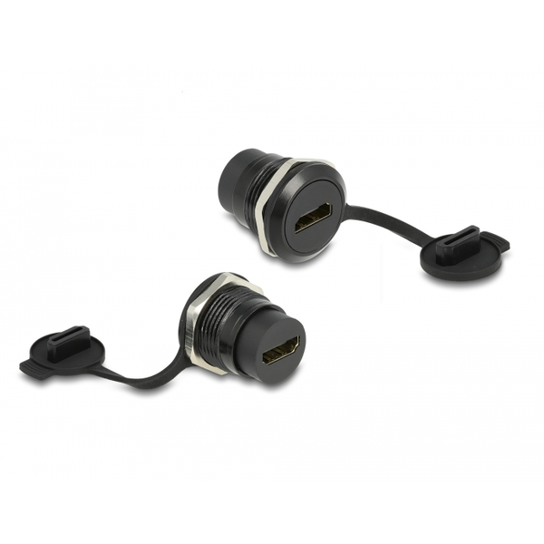 Delock HDMI-A beépített csatlakozó porvédelmet biztosító fedéllel (86969)