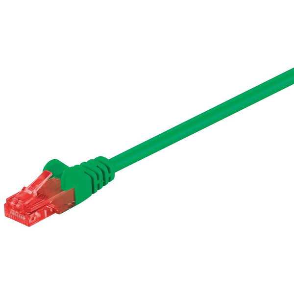 Goobay U/UTP CAT6 Patch kábel 1m - Zöld