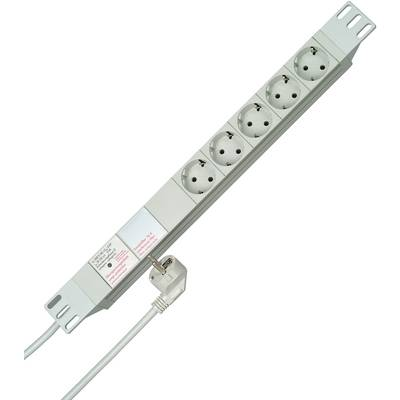 Kopp 930504014 Elosztó, 19 5 szörös Fehér Védőérintkezős 1 db (930504014)