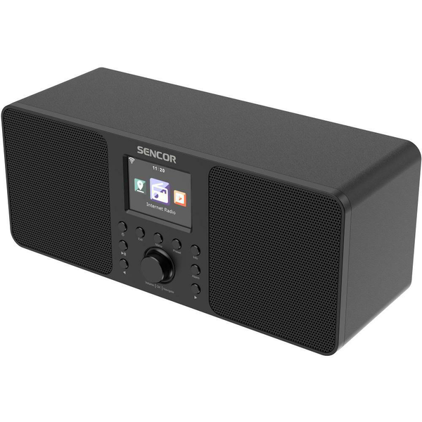 Sencor SIR 6100WDB Internet rádió Ébresztőórával - Fekete