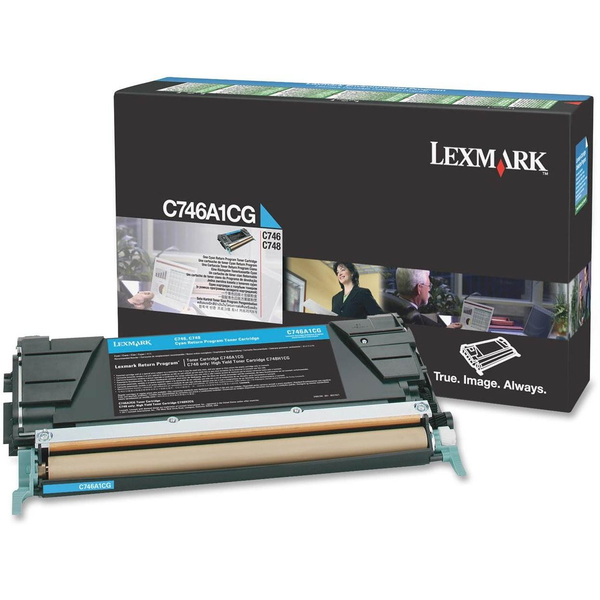 Lexmark C746A1CG tonerpatron 1 stk Original Blå