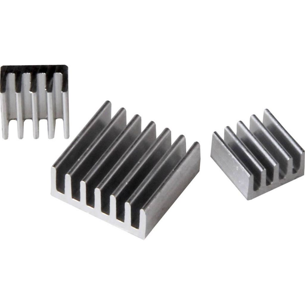 Raspberry hűtőborda készlet 3db/cs (RB-HEATSINK) (RB-HEATSINK)