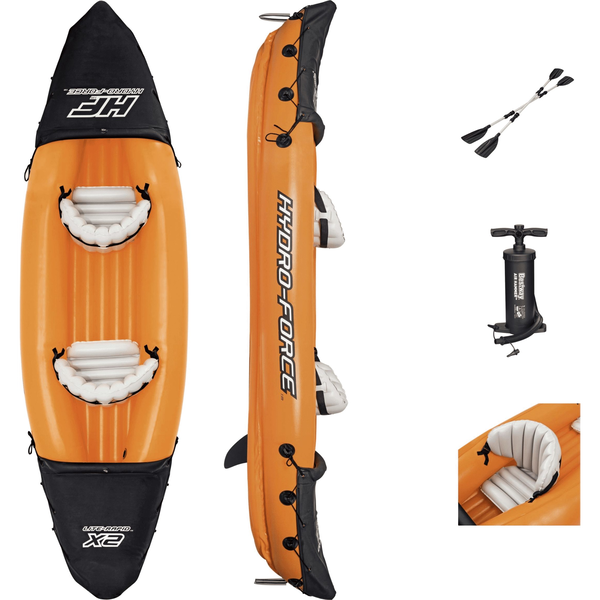 Bestway 65077 kayak da sport 2 persona(e) Blu, Grigio Vinile