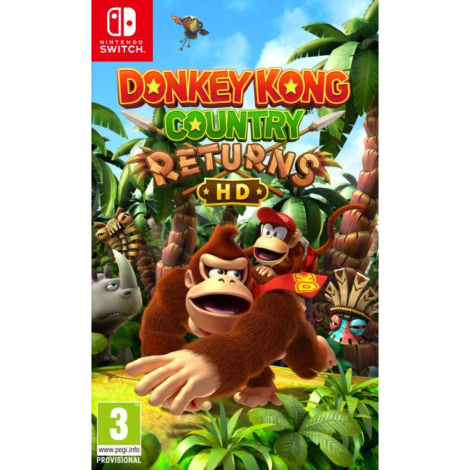 Nintendo Donkey Kong Country Returns HD Switch játék (NSS133) ( - Dobozos játék)