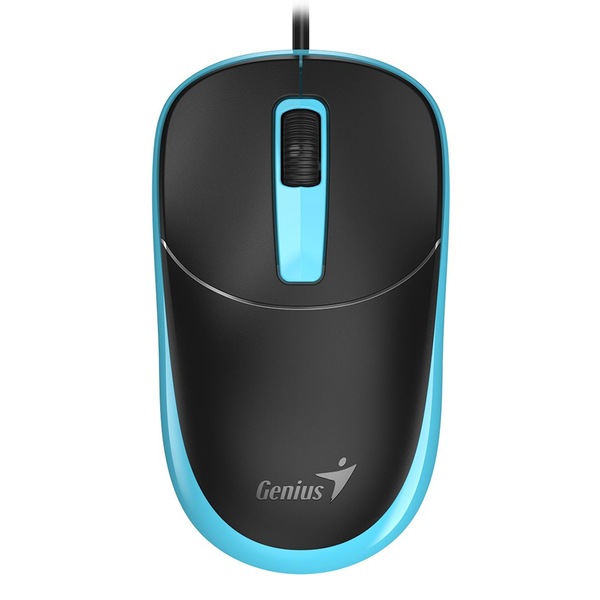 Genius DX-123 Vezetékes egér 1200DPI Fekete/Kék