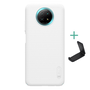 Кейс Nillkin Super, За Xiaomi Redmi Note 9 5G, С държач, Бял
