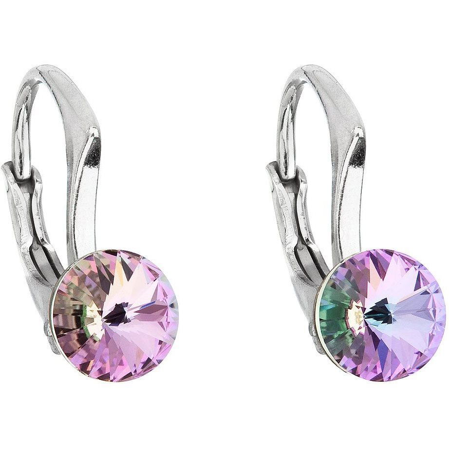 EVOLUTION GROUP 31230.5 Vitrail lt., lógós, kerek, Swarovski kristályokkal, (Ag, 925/1000, 1,2 g) (8590962318739)