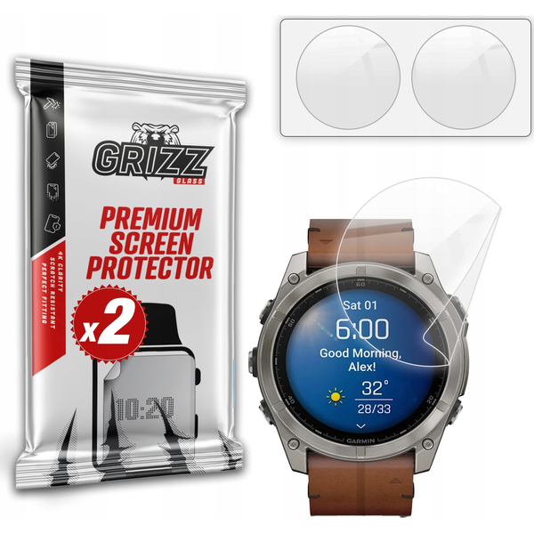 Folia ceramiczna GrizzGlass CeramicFilm do Garmin Fenix 8 51mm