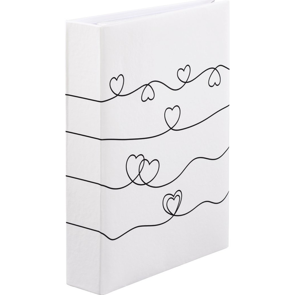 Hama 00003839 fotoalbum og arkbeskyttelse Hvid 200 ark 10 x 15 cm Fastklæbet binding