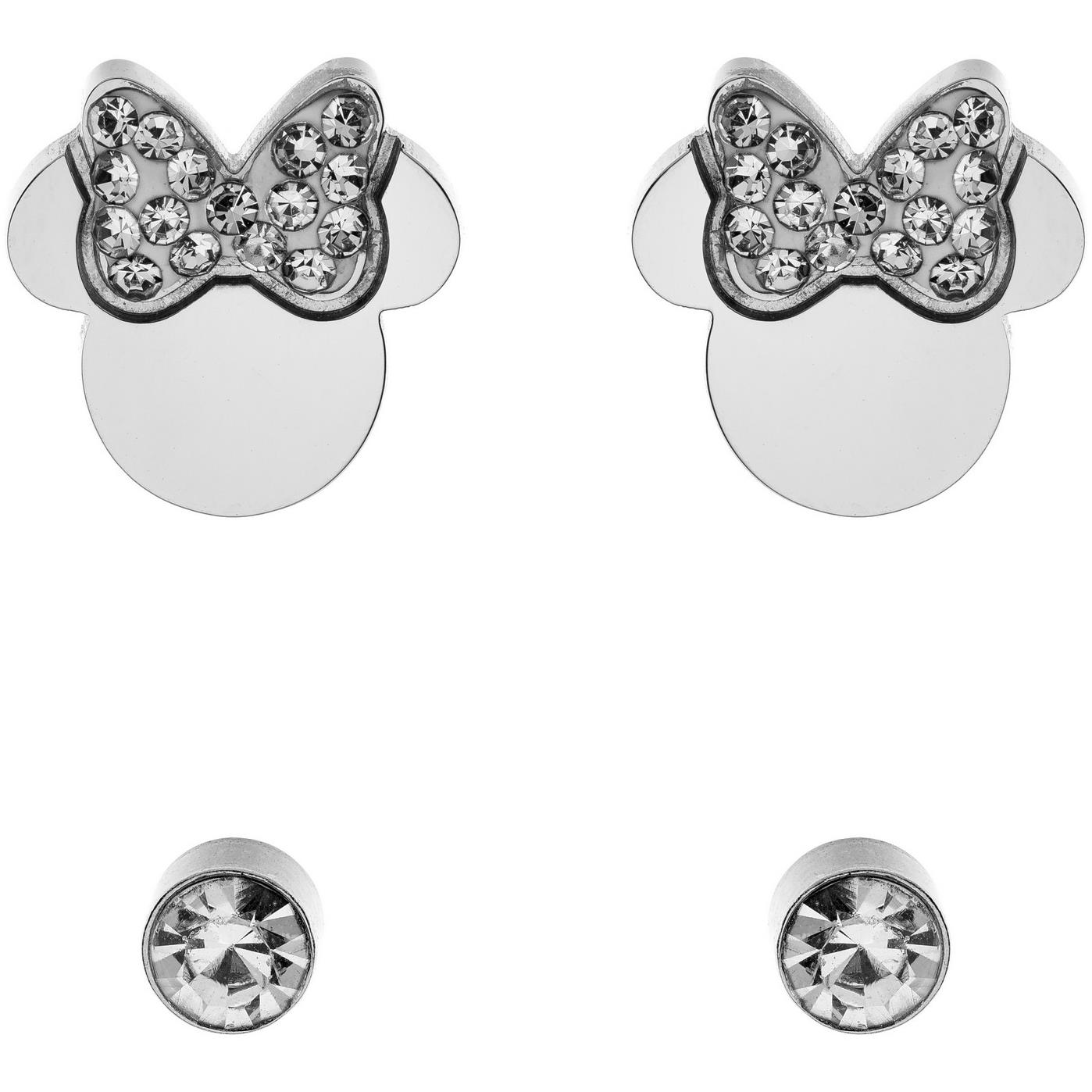 DISNEY Minnie Mouse fülbevaló szett, acél S600149RWL-B.CS (S600149RWL-B.CS)