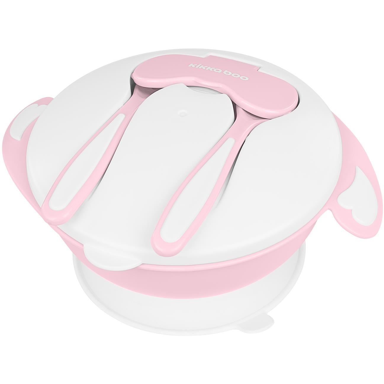 KikkaBoo 4in1 Tál, rózsaszín (3801302040698)