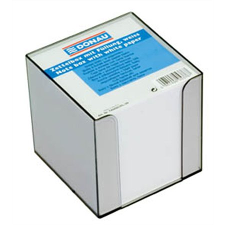 Donau 89x89mm Kockatömb adagolóval - Fehér (700 lap) (7492001PL-09)