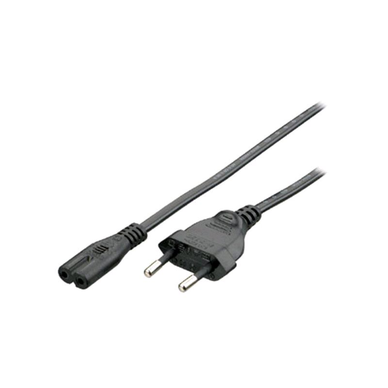 Equip 112160 tápkábel Fekete 1,8 M C7 csatlakozó CEE7/16 (112160)