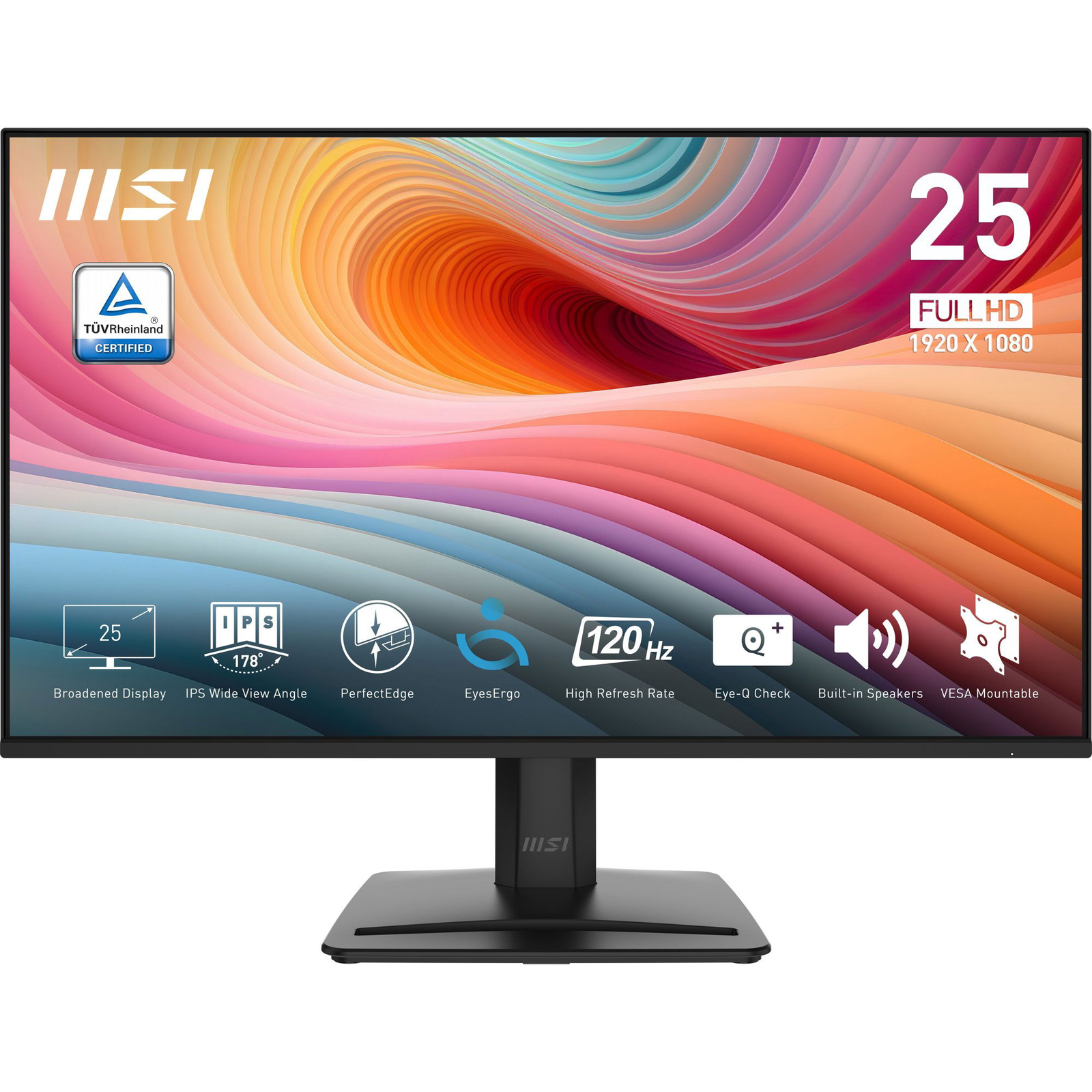 MSI PRO MP251 E2 24,5" Full HD 120Hz IPS Monitor (PRO MP251 E2)