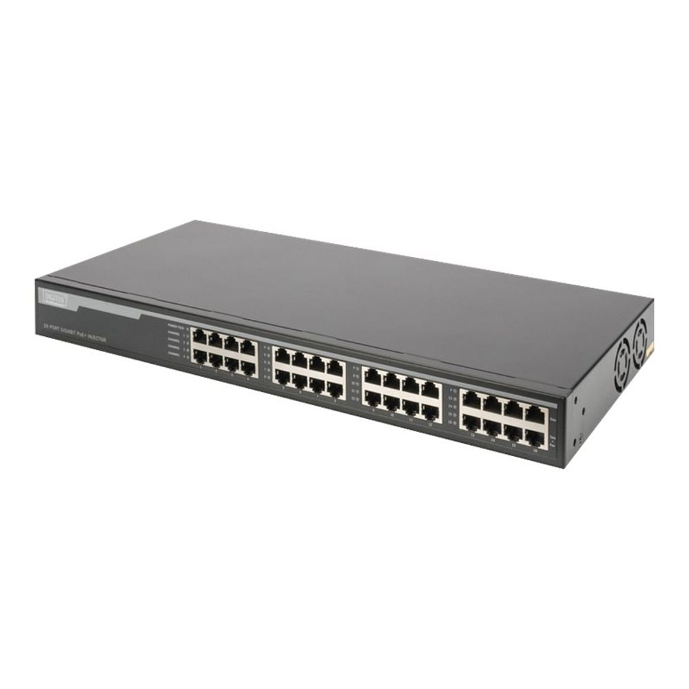 Digitus Gigabit Ethernet PoE+ Injector Hub, 802.3at, 10G (DN-95116)