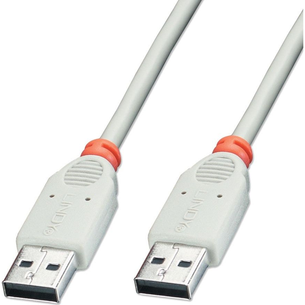 Lindy 41934 USB-kabel USB 2.0 3 m USB A Grijs