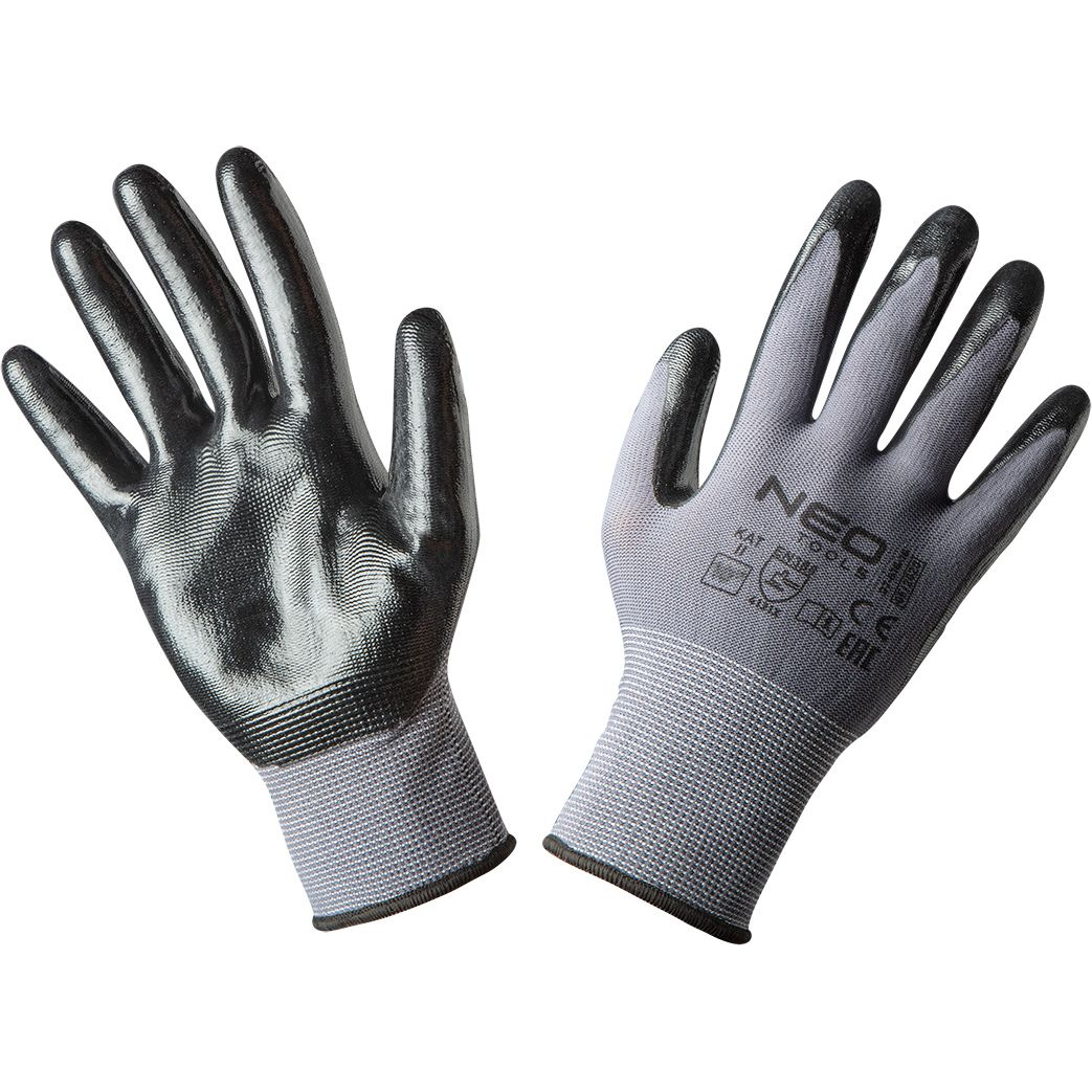 NEO 97-616-10 Munkakesztyű, Nitril Bevonatú Nylon, 4131X, 10