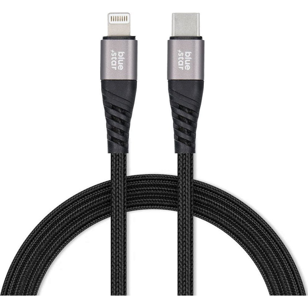 Cable Usb Usb C A Lightning 2.4a Power Delivery 27w Nylon Tresé