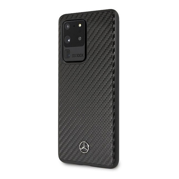 Mercedes-Benz Samsung Galaxy S20 Ultra / S20 Ultra 5G Védőtok - Fekete - karbon mintás (MEHCS69SRCFBK)