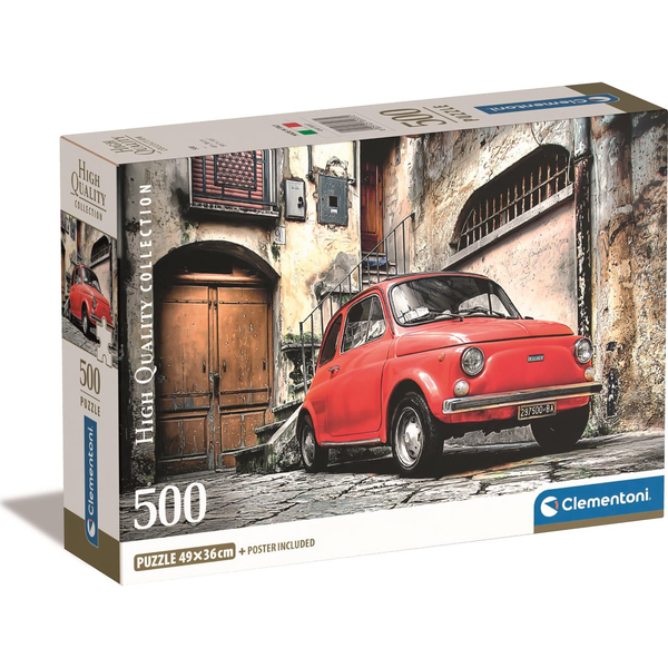 Clementoni High Quality Collection Cinquecento Puslespil 500 stk Køretøjer