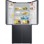 Samsung RF48A401EB4/EO хладилник с фризер с две врати Свободно стоящ 488 Д E Черен