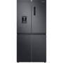 Samsung RF48A401EB4/EO хладилник с фризер с две врати Свободно стоящ 488 Д E Черен