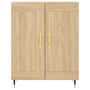 Dulap înalt, stejar sonoma, 69,5x34x180 cm, lemn compozit