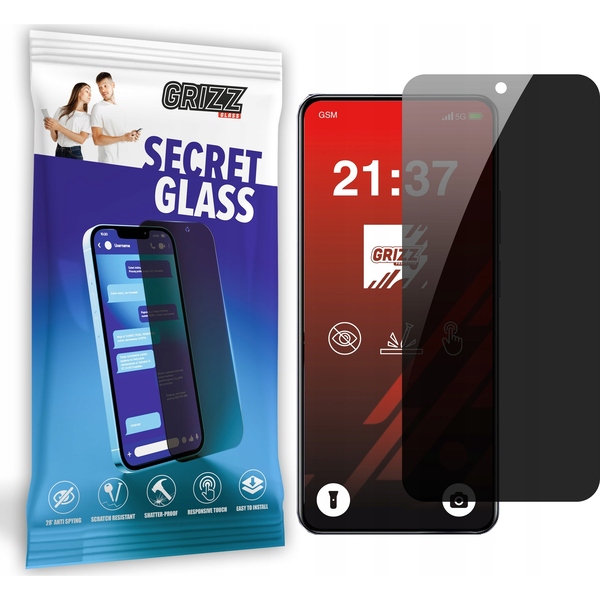 GrizzGlass Szkło prywatyzujące GrizzGlass SecretGlass do Realme Note 60