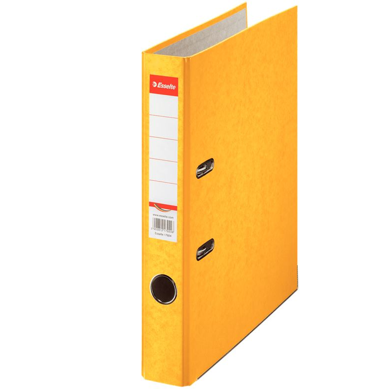 Esselte Rainbow karton iratrendező sárga (17923) (esselte17923)