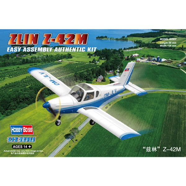 HobbyBoss ZLIN Z-42M repülőgép műanyag modell (1:72)