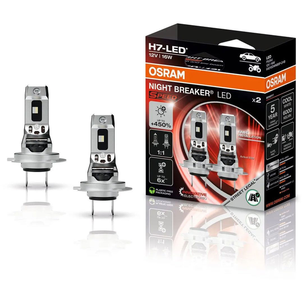 LED žárovky Osram Night Breaker LED Speed H7 450