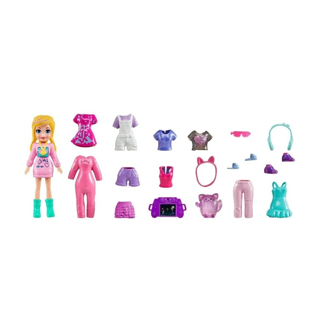 Mattel Polly Pocket Öltöztetős divatbaba - Játékos készlet (HKV88/HRD60)
