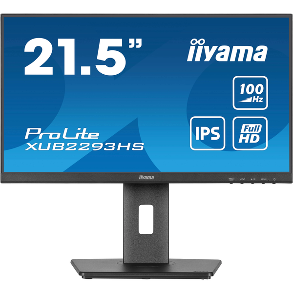 iiyama ProLite XUB2293HS-B6 computerskærm 54,6 cm (21.5") 1920 x 1080 pixel Fuld HD LED Sort