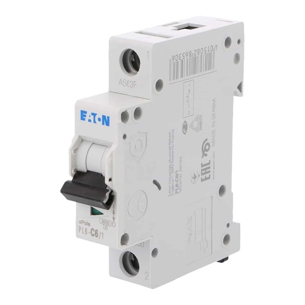 Eaton 286530 6kA 1P C6A kismegszakító (286530)