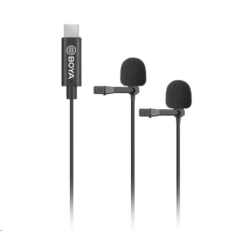 Boya Audio BY-M3D Dual Lavalier mikrofon (Android) (327359)
