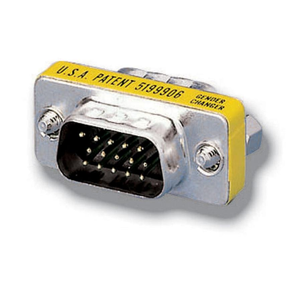 Equip 124320 adaptador para cabos HDB15 Prateado
