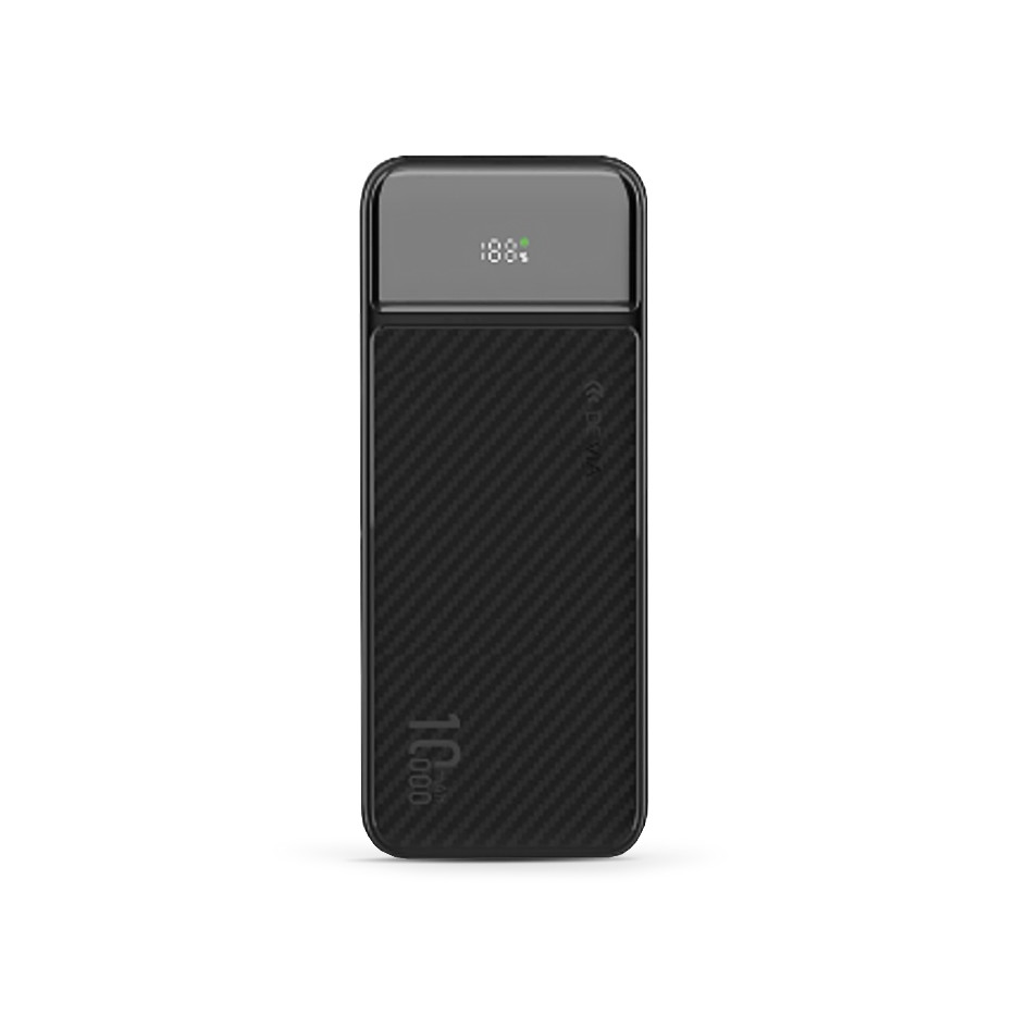 Devia Smart Series Digital Display PD 20W powerbank - 10.000 mAh - fekete (ST111547)