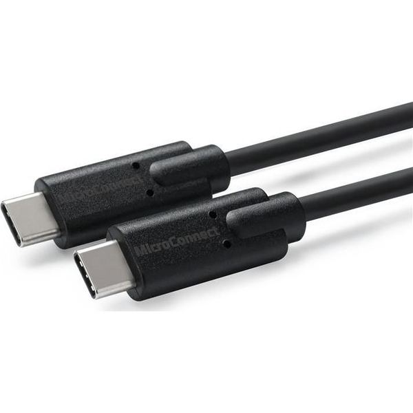 Microconnect USB3.1CC2 USB kábel USB 3.2 Gen 2 (3.1 Gen 2) 2 M USB C Fekete
