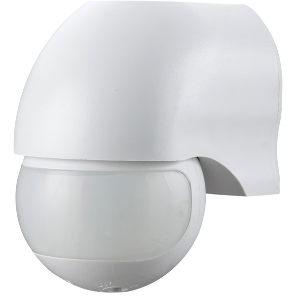 Anco 321127 180° vízszintesen és függőlegesen is állítható 1200W max.12m IP44 fehér mozgásérzékelő (321127)