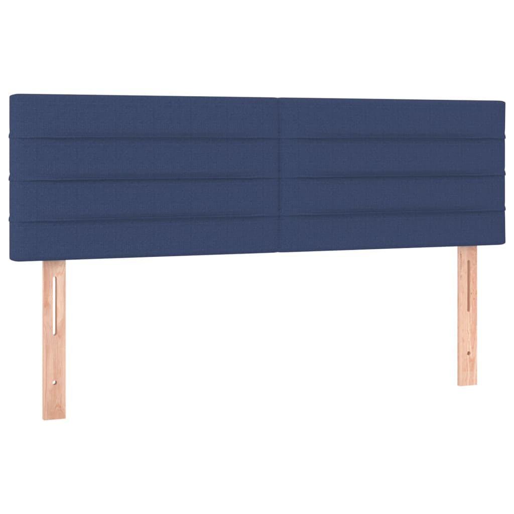 2 db kék szövet fejtámla 72 x 5 x 78/88 cm (346150)
