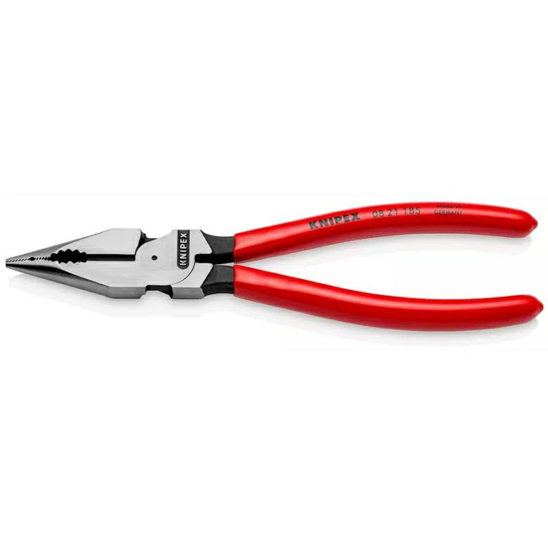 KNIPEX (08 21 185) Műhely Kombinált fogó 185 mm (821185)