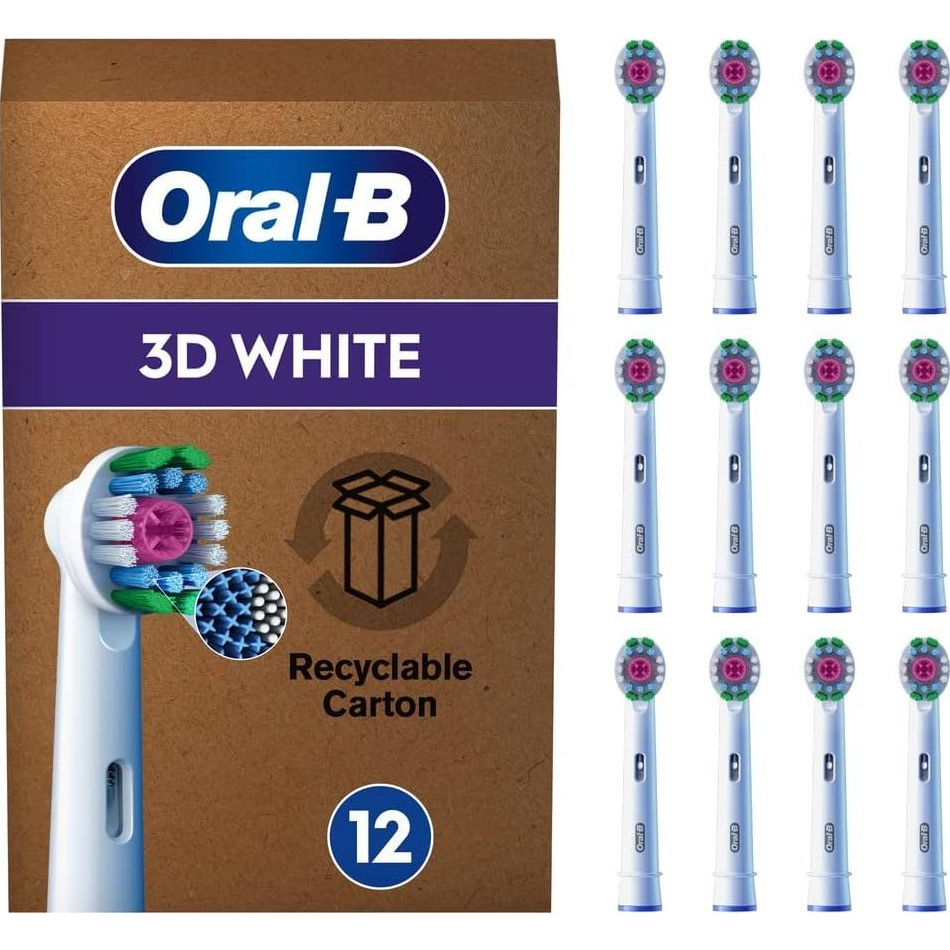 ORAL-B Pro 3D White elektromos fogkefe fej 12db (8006540855652)