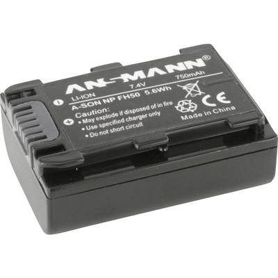 NP-FH50 Sony kamera akku 7,4V 750 mAh, Ansmann (5044623)
