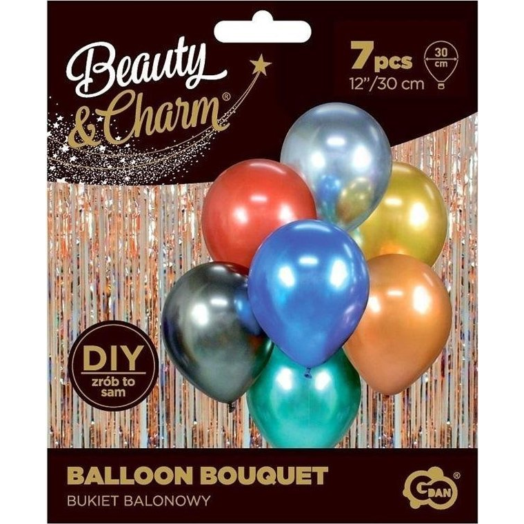 Lufi Szett - 7 db, 30 cm, Többszínű (BB-MIX7)